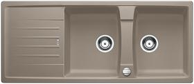 BLANCO LEXA 8 S, SILGRANIT, tartufo, with drain remote control, reversible, 800 mm min. cabinet size