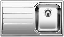 BLANCO MEDIAN 45 S, Stainless steel brushed finish, w/o drain remote control, Bowl right, 450 mm min. cabinet size