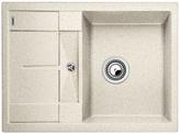 BLANCO METRA 45 S Compact, SILGRANIT, sand, w/o drain remote control, reversible, 450 mm min. cabinet size