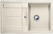 BLANCO METRA 45 S, SILGRANIT, sand, w/o drain remote control, reversible, 450 mm min. cabinet size