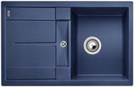 BLANCO METRA 45 S, SILGRANIT, night blue, with drain remote control, reversible, 450 mm min. cabinet size