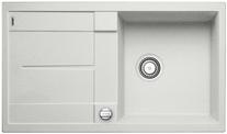 BLANCO METRA 5 S, SILGRANIT, silk grey, with drain remote control, reversible, 500 mm min. cabinet size