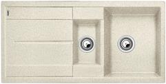 BLANCO METRA 6 S, SILGRANIT, sand, w/o drain remote control, w/o accessories, reversible, 600 mm min. cabinet size