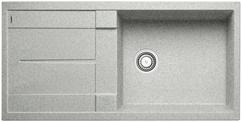BLANCO METRA XL 6 S, SILGRANIT, greystone, w/o drain remote control, with siphon, reversible, 600 mm min. cabinet size