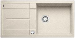 BLANCO METRA XL 6 S, SILGRANIT, sand, with drain remote control, reversible, 600 mm min. cabinet size