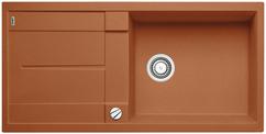 BLANCO METRA XL 6 S, SILGRANIT, cognac, with drain remote control, reversible, 600 mm min. cabinet size
