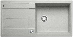 BLANCO METRA XL 6 S, SILGRANIT, greystone, with drain remote control, reversible, 600 mm min. cabinet size