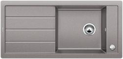 BLANCO MEVIT XL 6 S, SILGRANIT, alu metallic, with drain remote control, reversible, 600 mm min. cabinet size