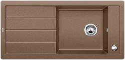 BLANCO MEVIT XL 6 S, SILGRANIT, nutmeg, with drain remote control, reversible, 600 mm min. cabinet size
