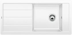 BLANCO MEVIT XL 6 S, SILGRANIT, white, w/o drain remote control, reversible, 600 mm min. cabinet size