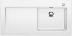 BLANCO MODEX-M 60, SILGRANIT, white, with drain remote control, with accessories, bowl right, 600 mm min. cabinet size