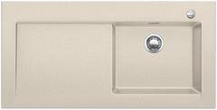 BLANCO MODEX-M 60, SILGRANIT, sand, with drain remote control, with accessories, bowl right, 600 mm min. cabinet size