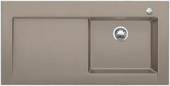 BLANCO MODEX-M 60, SILGRANIT, tartufo, with drain remote control, with accessories, bowl right, 600 mm min. cabinet size
