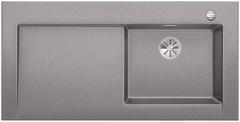 BLANCO MODEX-M 60, SILGRANIT, alu metallic, with drain remote control, with accessories, bowl right, 600 mm min. cabinet size