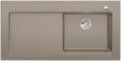 BLANCO MODEX-M 60, SILGRANIT, tartufo, with drain remote control, with accessories, bowl right, 600 mm min. cabinet size
