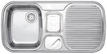 BLANCO MULTI-BOX, Stainless steel satin polish, incl. plastic colander, Bowl left, 600 mm min. cabinet size