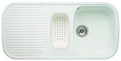 BLANCO MULTI 6 S, SILACRON, white, w/o drain remote control, reversible, 600 mm min. cabinet size