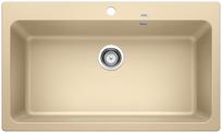 BLANCO NAYA XL 9, SILGRANIT, champagne, w/o drain remote control, w/o bowl layout, 900 mm min. cabinet size
