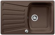 BLANCO NOVA 45 S, SILGRANIT, coffee, with drain remote control, reversible, 450 mm min. cabinet size