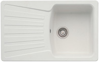 BLANCO NOVA 45 S, SILGRANIT, polar, w/o drain remote control, reversible, 450 mm min. cabinet size