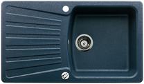 BLANCO NOVA 5 S, SILGRANIT, night blue, with drain remote control, reversible, 500 mm min. cabinet size
