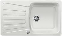 BLANCO NOVA 5 S, SILGRANIT, silk grey, with drain remote control, reversible, 500 mm min. cabinet size