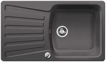 BLANCO NOVA 5 S, SILGRANIT, rock grey, with drain remote control, reversible, 500 mm min. cabinet size