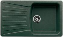 BLANCO NOVA 5 S, SILGRANIT, green, w/o drain remote control, reversible, 500 mm min. cabinet size