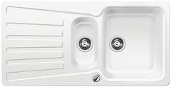 BLANCO NOVA 6 S, SILGRANIT, white, with drain remote control, reversible, 600 mm min. cabinet size