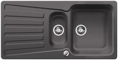 BLANCO NOVA 6 S, SILGRANIT, rock grey, with drain remote control, reversible, 600 mm min. cabinet size