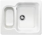 BLANCO NOVA 6, SILGRANIT, white, w/o drain remote control, reversible, 600 mm min. cabinet size