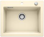 BLANCO PALONA 6, Ceramic PuraPlus, jasmine, with drain remote control, w/o bowl layout, 600 mm min. cabinet size