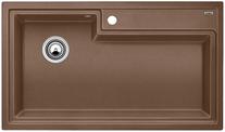 BLANCO PLENTA, SILGRANIT, nutmeg, w/o drain remote control, w/o accessories, w/o bowl layout, 900 mm min. cabinet size