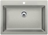 BLANCO PLEON 8, SILGRANIT, pearl grey, w/o drain remote control, w/o bowl layout, 800 mm min. cabinet size