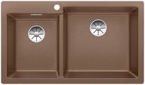 BLANCO PLEON 9, SILGRANIT, nutmeg, w/o drain remote control, Bowl right, 900 mm min. cabinet size