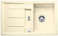 BLANCO PRION 45 S, Ceramic PuraPlus, vanilla, with drain remote control, reversible, 450 mm min. cabinet size