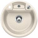BLANCO RONDO Pro, SILGRANIT until 10-2014, sand, with drain remote control, w/o bowl layout, 450 mm min. cabinet size