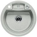 BLANCO RONDO Pro, SILGRANIT until 10-2014, greystone, with drain remote control, w/o bowl layout, 450 mm min. cabinet size