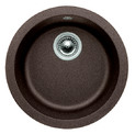 BLANCORONDO, SILGRANIT, brown, w/o drain remote control, w/o bowl layout, 450 mm min. cabinet size