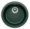 BLANCORONDO, SILGRANIT, green, w/o drain remote control, w/o bowl layout, 450 mm min. cabinet size