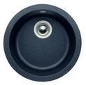 BLANCORONDO, SILGRANIT, night blue, w/o drain remote control, w/o bowl layout, 450 mm min. cabinet size