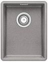 BLANCO SUBLINE 320-F, SILGRANIT, alu metallic, with drain remote control, w/o bowl layout, 400 mm min. cabinet size