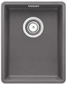 BLANCO SUBLINE 320-F, SILGRANIT, rock grey, with drain remote control, w/o bowl layout, 400 mm min. cabinet size