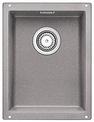 BLANCO SUBLINE 320-U, SILGRANIT, alu metallic, w/o drain remote control, w/o bowl layout, 400 mm min. cabinet size