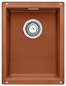 BLANCO SUBLINE 320-U, SILGRANIT, cognac, with drain remote control, w/o bowl layout, 400 mm min. cabinet size