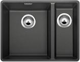 BLANCO SUBLINE 340/160-F, SILGRANIT, anthracite, with drain remote control, Bowl left, 600 mm min. cabinet size