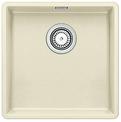 BLANCO SUBLINE 400-F, SILGRANIT, jasmine, with drain remote control, w/o bowl layout, 500 mm min. cabinet size