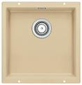 BLANCO SUBLINE 400-U, SILGRANIT, champagne, w/o drain remote control, w/o bowl layout, 500 mm min. cabinet size