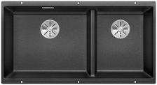BLANCO SUBLINE 480/320-U, SILGRANIT, anthracite, w/o drain remote control, Bowl left, 900 mm min. cabinet size
