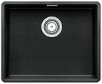 BLANCO SUBLINE 500-F, SILGRANIT, anthracite, with drain remote control, w/o bowl layout, 600 mm min. cabinet size